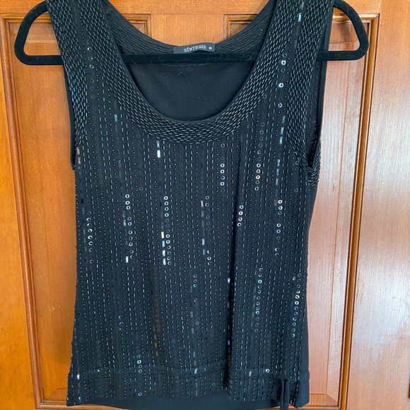 Sequin 2 piece top from Spain - Picture 3 of 11